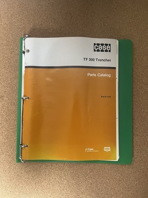 GENUINE CASE DAVIS MODEL TASK FORCE TF300 TRENCHER PARTS CATALOG MANUAL