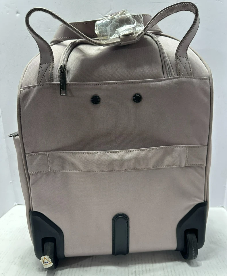 EMPSIGN Bolso de Mano de Viaje Acolchado con Ruedas para Laptop Equipaje Beige Foto 2 de 3