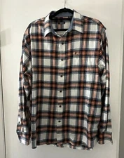 Izod Flannel Shirt Mens XL