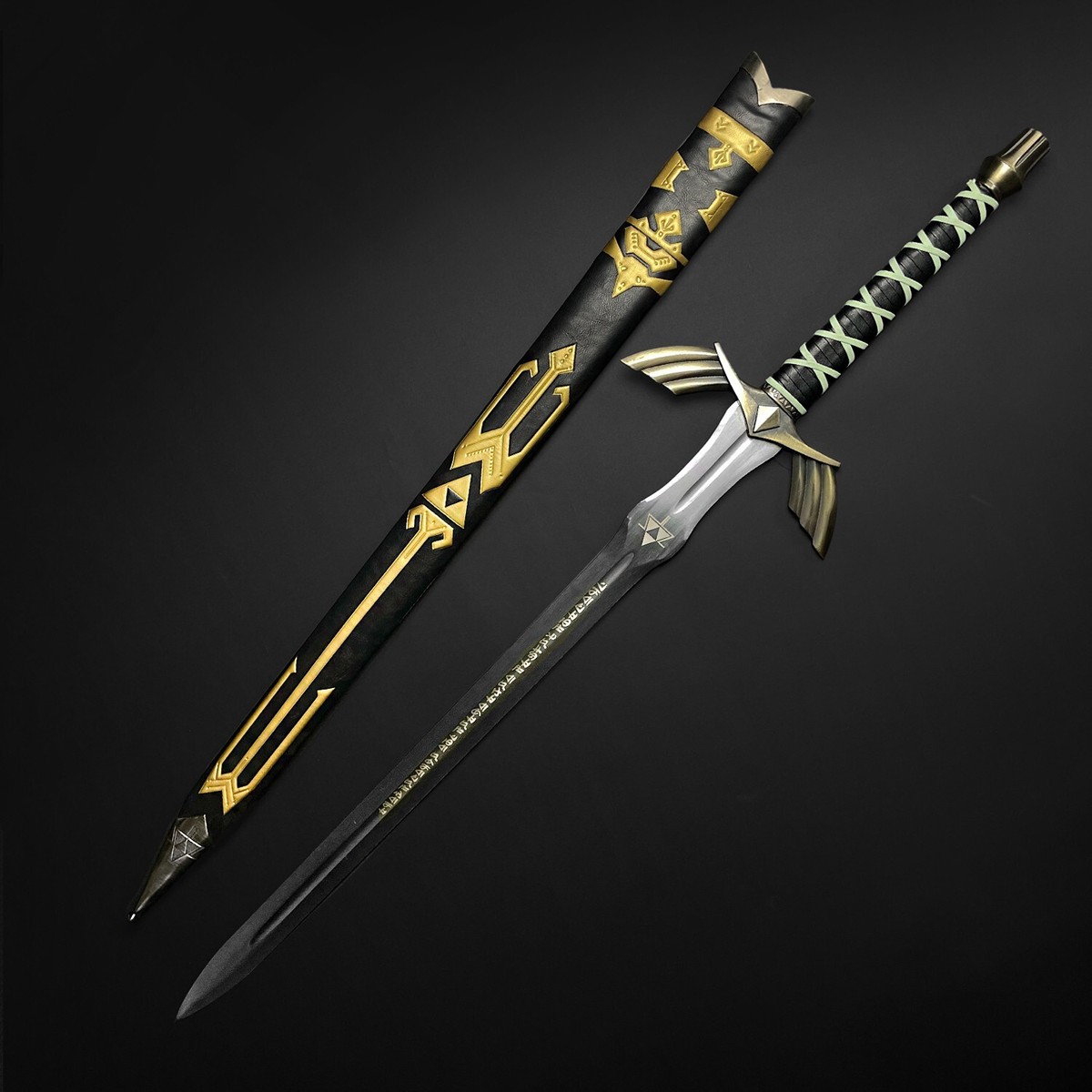 Fantasy Master Sword Replica Includes Black baldric used For
