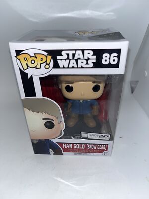 Funko Pop Star Wars Han Solo 86 Snow Gear Loot Crate Vinyl Figure