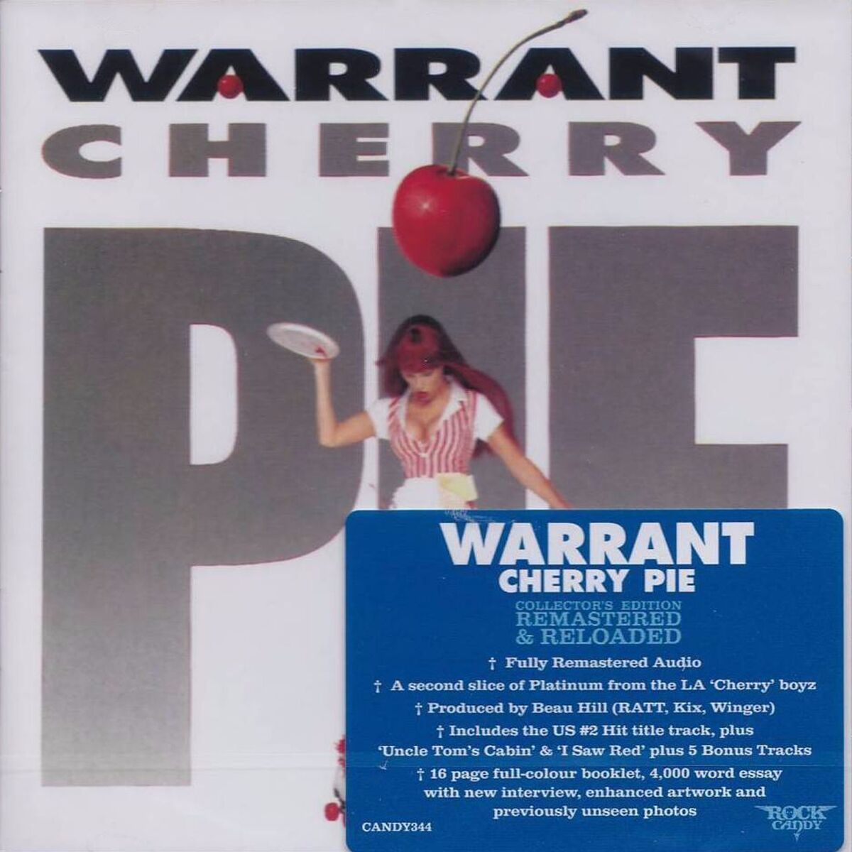 WARRANT - Cherry Pie - Rock Candy Remastered Edition - CD WARRANT - Cherry Pie - Rock Candy Remastered Edition - CD