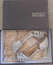 Badgley Mischka crystal pumps