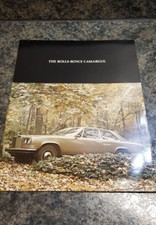 Vintage 1976 Rolls Royce Sales Brochure "The Rolls Royce Camargue