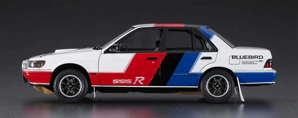 Nissan bluebird 4 porte kit 1-24 Hasegawa auto da rally 1990 modellino ha20521 - Immagine 3 di 3