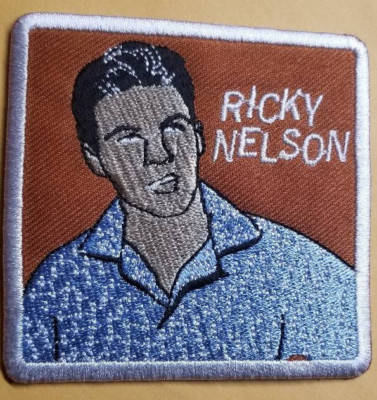 Embroidered Ricky Nelson Patch approx 3x3''