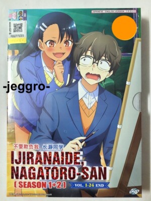 Anime DVD Ijiranaide, Nagatoro-san Season 1 + 2nd Attack Vol. 1-24 End ENG DUB