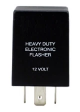 LED 4-Prong Electronic Turn Signal Flasher Relay ELF26, 12 Amp, Four Pins Square