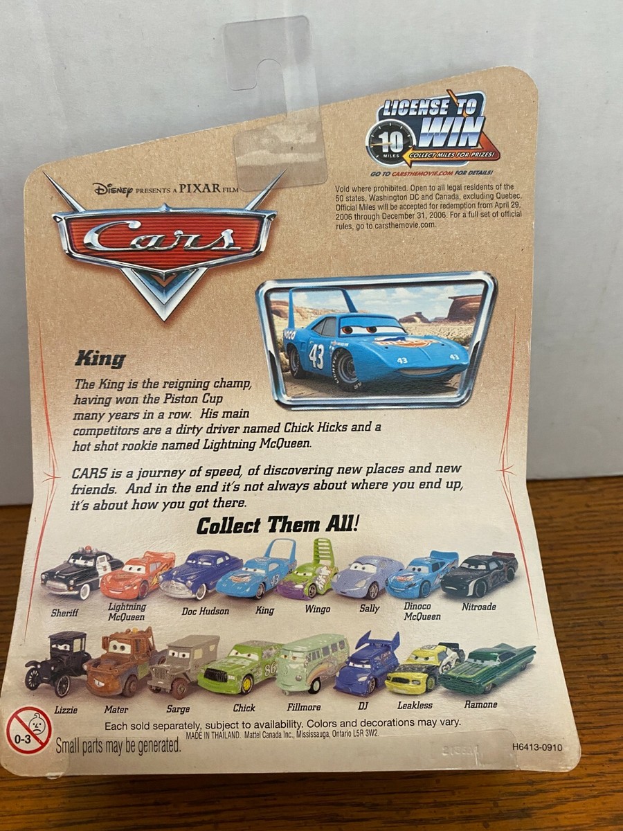 MATTEL DISNEY PIXAR CARS DINOCO THE KING #43 DODGE DAYTONA B1 | eBay