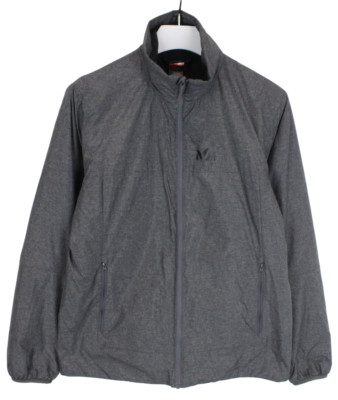 MILLET Jacket Men's UK 40 Full Zip Padded High Collar Melange Grey
