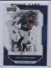 NICO COLLINS ROOKIE CARD 2021 Playoff Momentum Football NFL RC Houston Texans!