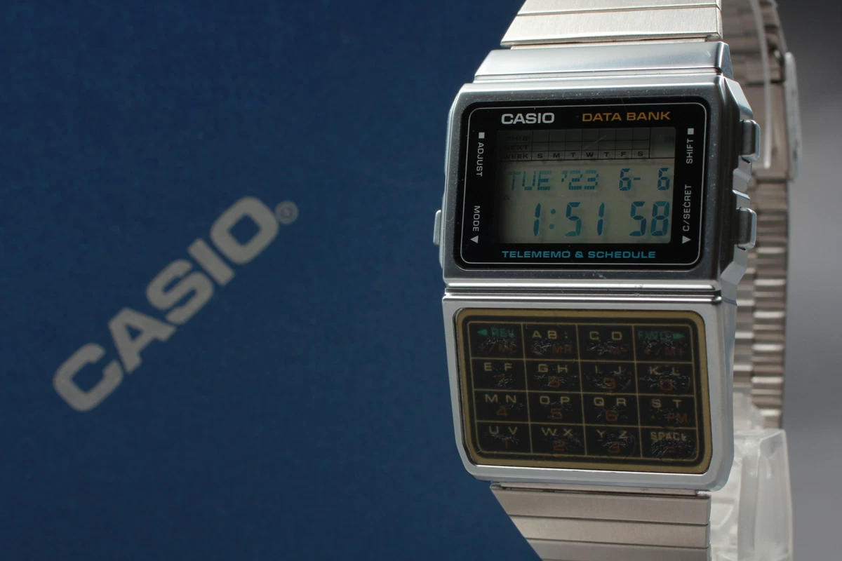 [Exc+++++] Casio DBC-610 Data Bank Calculator Vintage Men's Watch From JAPAN