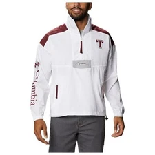 Columbia Men's Texas A&M Aggies Quarter Zip Pullover Anorak Jacket XXL