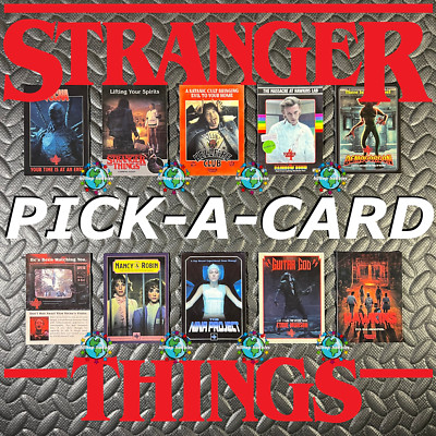2023 ZEROCOOL STRANGER THINGS SEASON 4 PICK-A-CARD COMING SOON! CS1-CS10 TOPPS