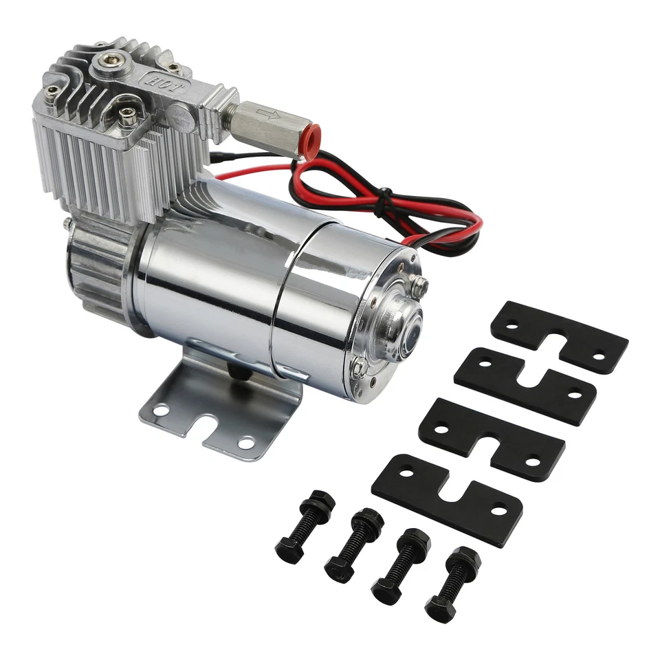 Rear Air Ride Suspension &Air Tank Fit For Harley Street Glide Road King 1994-Up - Image 4 of 4