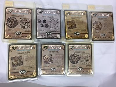 vintaj Deco Etch, Deco Emboss & Natural Brass (Assorted Designs to choose From)