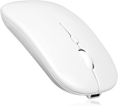 2.4Ghz & Bluetooth Mouse, Rechargeable Wireless Mouse for Amazon Fire HD 10 Blue