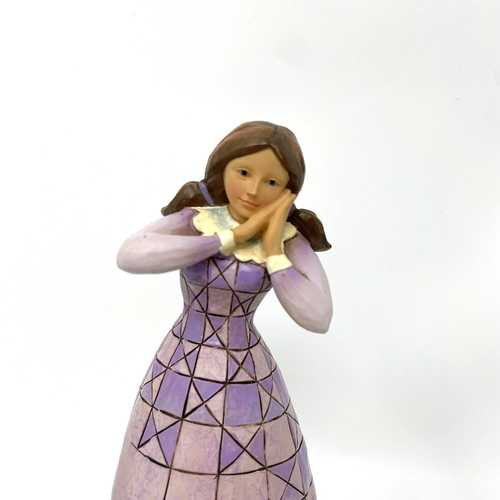 Jim Shore Figurine I Appreciate You 4007241 Heartwood Creek 2006 Little Girl 7” - Picture 2 of 7