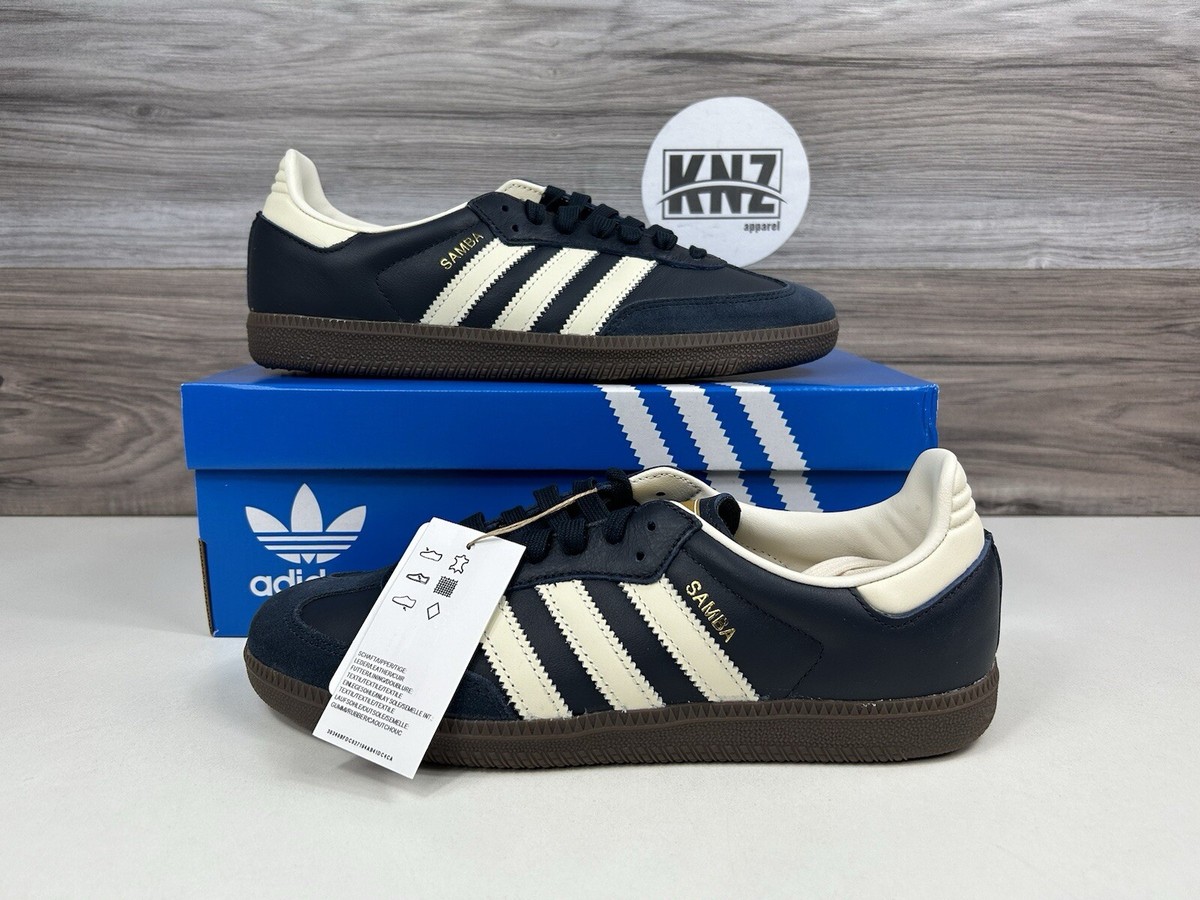 Adidas Samba Originals OG Night Navy White Gum Soccer Shoes