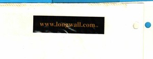  NICE LONGWALL COAL MINING STICKER # 1077