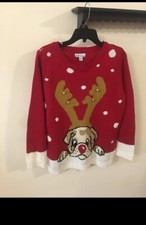 Christmas Sweater Ugly Holiday Party Pullover Dog