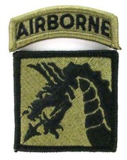 18th Airborne Corps OCP Patch - U.S. Army Patch with Airborne Tab Option
