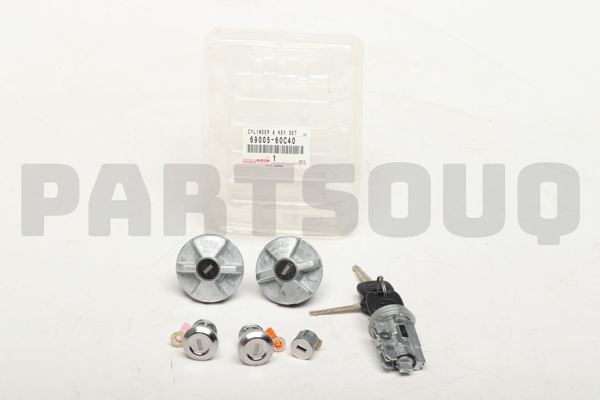6900560C40 Genuine Toyota CYLINDER SET, LOCK 69005-60C40 | eBay