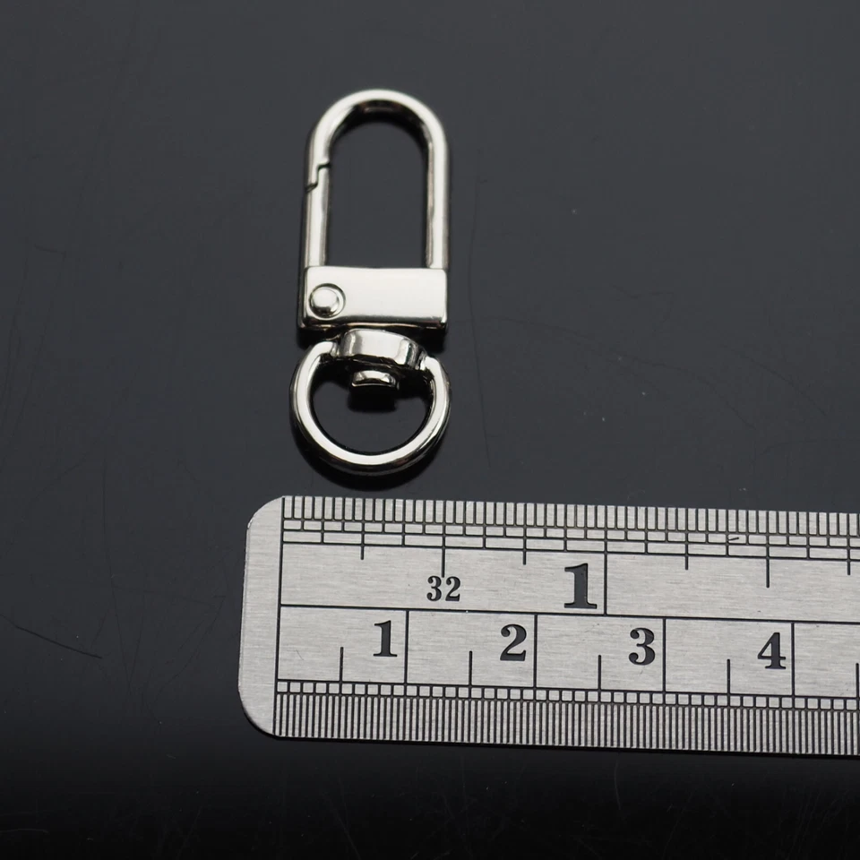 5pcs Keychain DIY Accessories Swivel Trigger Clip Connector Key Ring Bag Clasps - Image 3 of 4