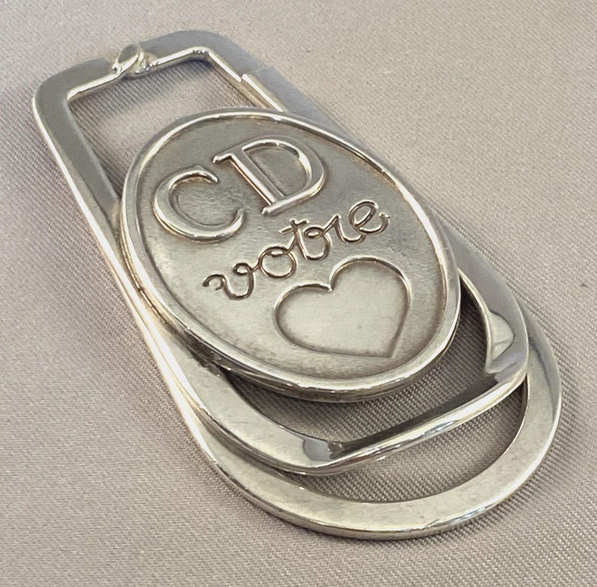 Pince à billets Christian Dior (C.925) en argent sterling