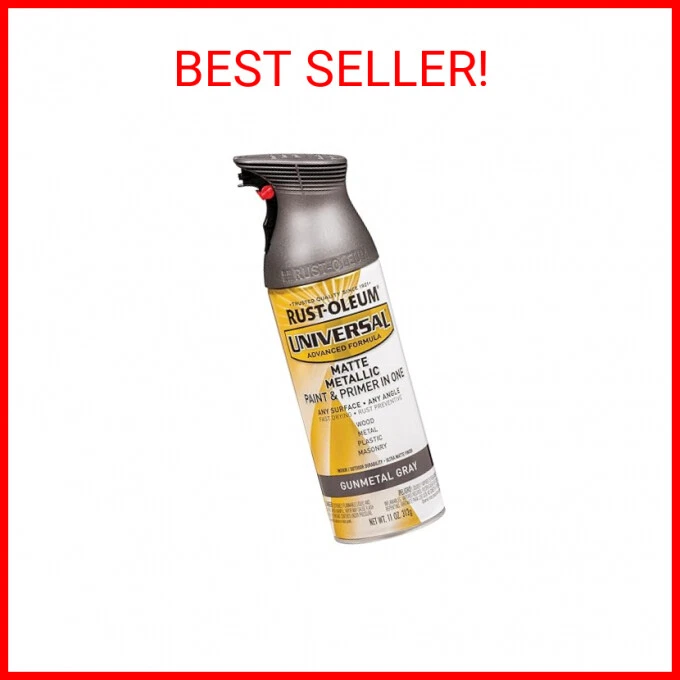 Rust Oleum 353091 Universal All Surface Metallic Spray Paint Matte
