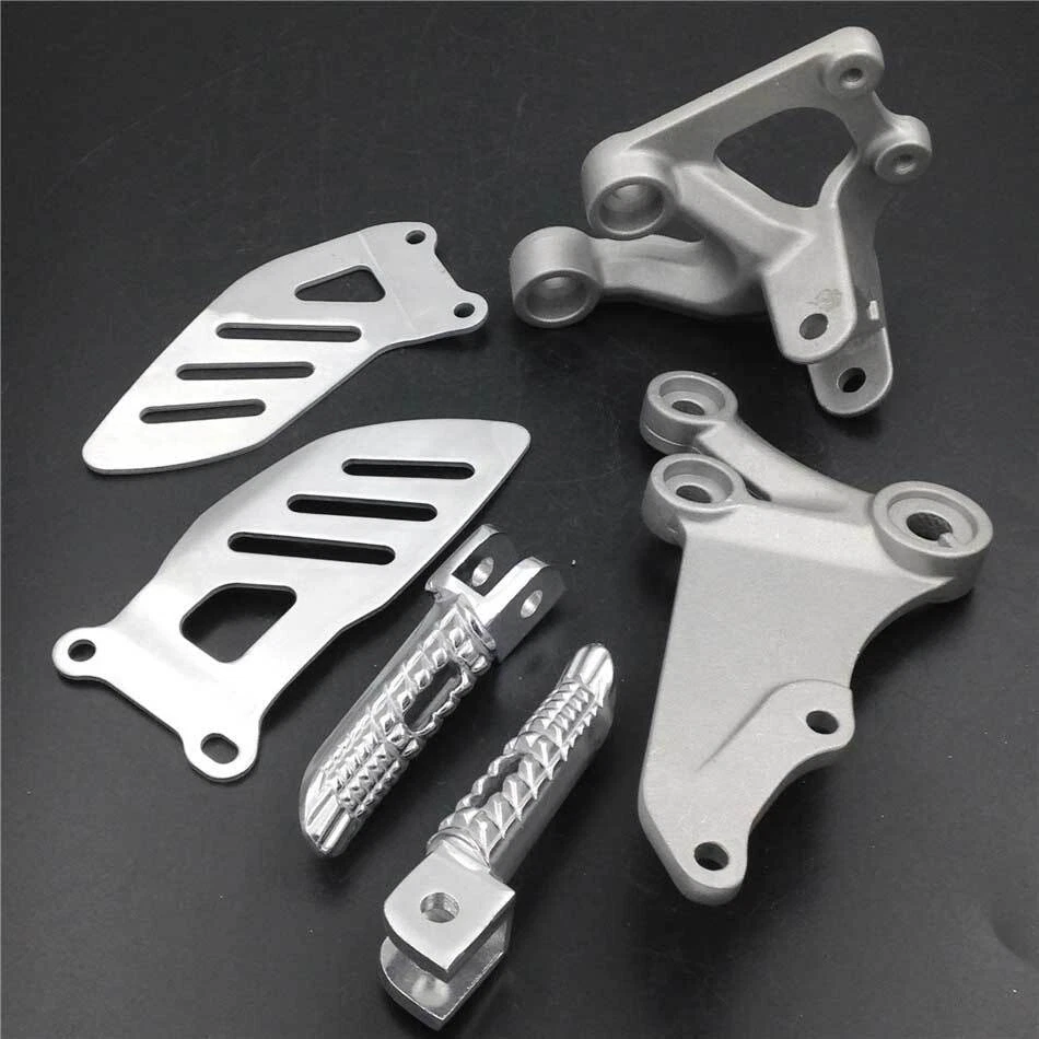 Soporte de clavija de pie delantero para Suzuki GSXR600 GSXR750 K6 K8 2006-2010 2009 Foto 3 de 4