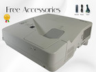 3600 ANSI 3LCD Ultra Short Throw Projector for Classroom Weekly Usage w/Bundle