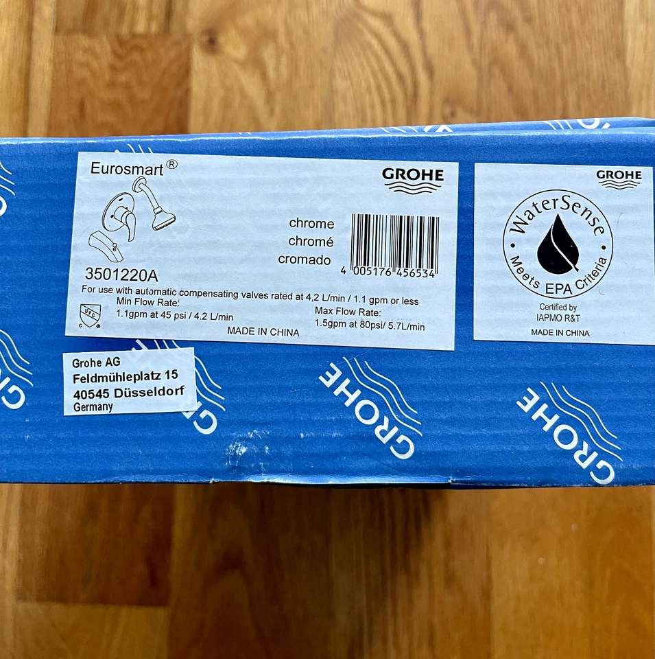 Grohe 3501220A Pressure Balance Valve Bathtub/Shower Combo Faucet, Chrome - Image 4 of 4