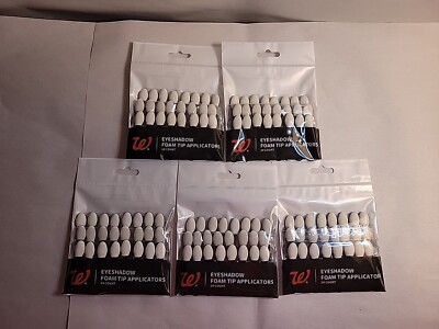 Eyeshadow Foam Applicators By Walgreens-24 Count-Disposable-Lot Of 5 - Brand New