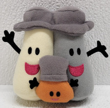 Vintage Blues Clues Mr. Salt, Mrs. Pepper Paprika Plush Zip Pouch - Rare
