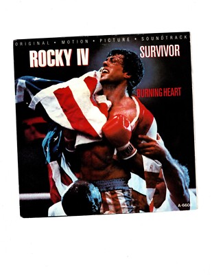 45 RPM - 7'' - Survivor - Burning Heart - Rocky IV - Made in Holland - 1985