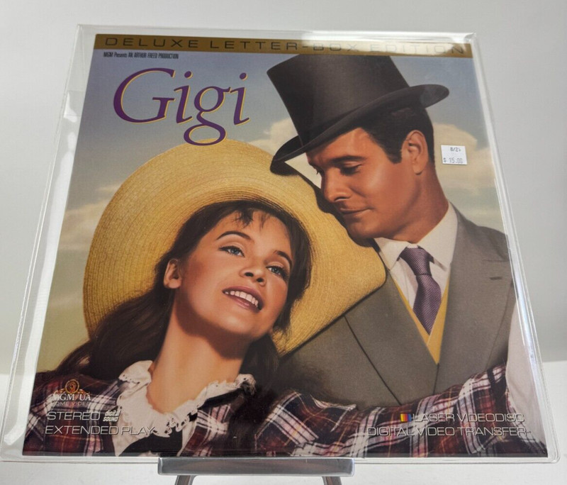 VTG Gigi Deluxe Letterbox Edition Laserdisc MGM/US 1986 Leslie Caron DS69