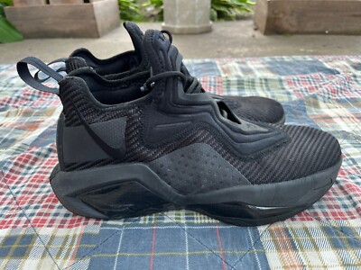 Nike Men's Lebron Soldier 14 Triple Black Basketball Shoes - Main Image