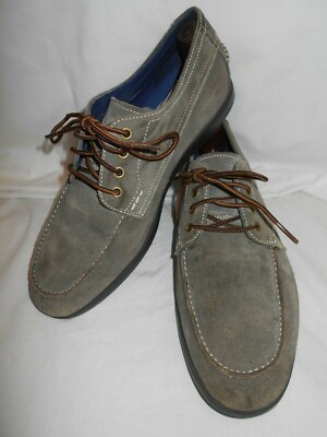 Cole Haan Men\'s Gray Suede Oxfords Cole Haan Shoes Mens 9M Drake Gray Suede Lace Up Wingtip  main image 4
