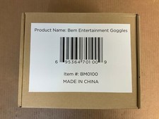 BEM Wireless Entertainment Video Android Bluetooth Portable Goggles BM0100        