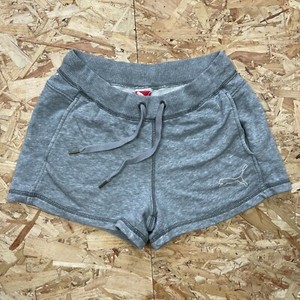 grey puma shorts