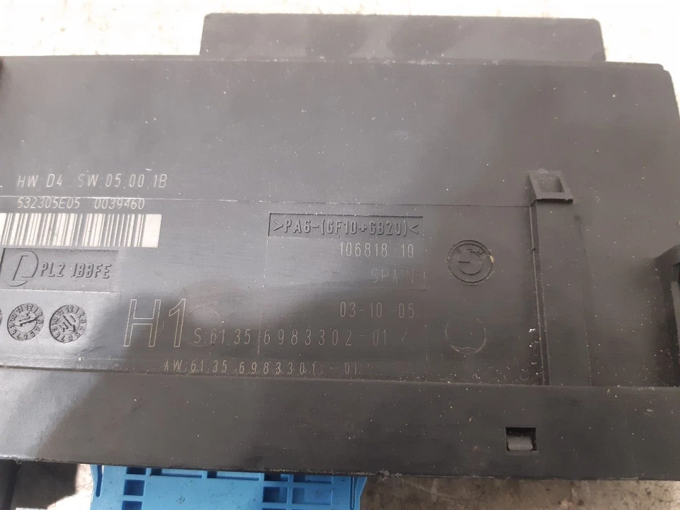 BMW 320I E90 2005 sedán módulo de control carrocería BCM 6983302 Foto 2 de 2