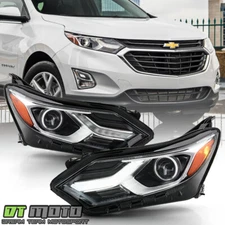 2018-2020 Chevy Equinox Factory Halogen LED DRL Headlights Headlamps Left+Right