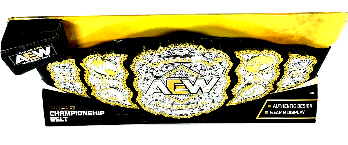 All Elite Wrestling World Championship Belt Authentic Design