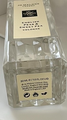 JO MALONE English Pear And Sweet Pea Cologne 1 Oz 30 ml Perfume Authentic - Picture 3 of 3