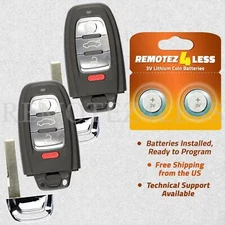 2 For 2012 2013 2014 2015 Audi A6 S6 Remote Smart Key IYZFBSB802