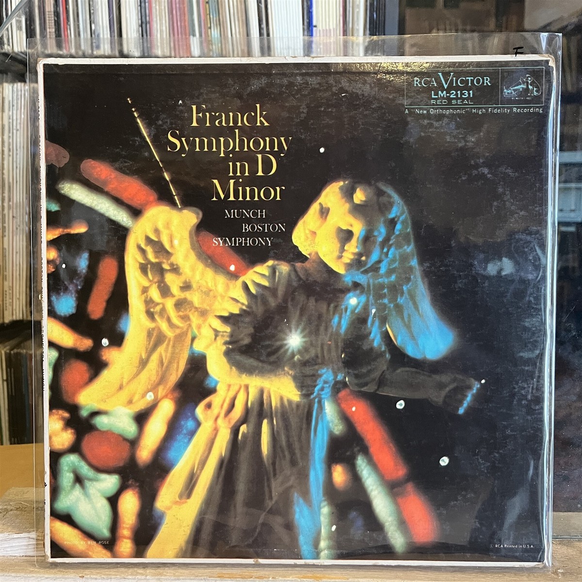 CLASSICAL]~EXC LP~Cesar FRANCK~CHARLES MUNCH~BOSTON S.O~Symphony