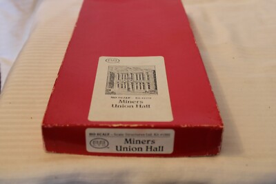 HO Scale Scale Structures Ltd., Miners Union Hall, Craftsman Kit #1502 BNOS