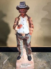 Vtg Lionstone Whiskey Decanter Casual Oil Well Indian 1969