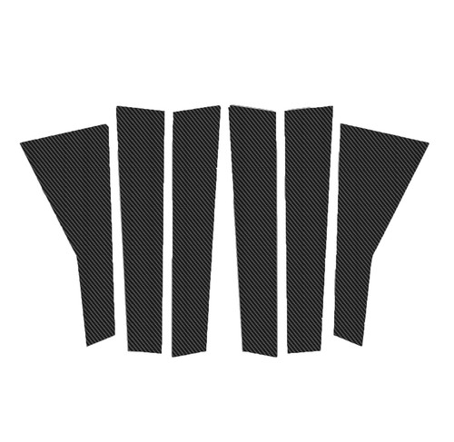 CARBON FIBER PILLAR POSTS DOOR TRIM PIANO COVER KIT FOR HONDA CR-V CRV 2017-2022 - Picture 10 of 11